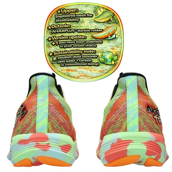 ASICS Noosa Tri 15 1011B609-301 Lime Burst/Illuminate Mint Men’s 9 NIB main image 8